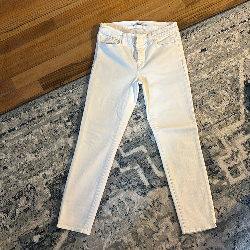 J BRAND capri white pants - Picture 1 of 5